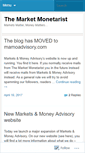 Mobile Screenshot of marketmonetarist.com
