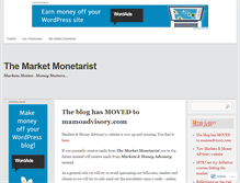 Tablet Screenshot of marketmonetarist.com